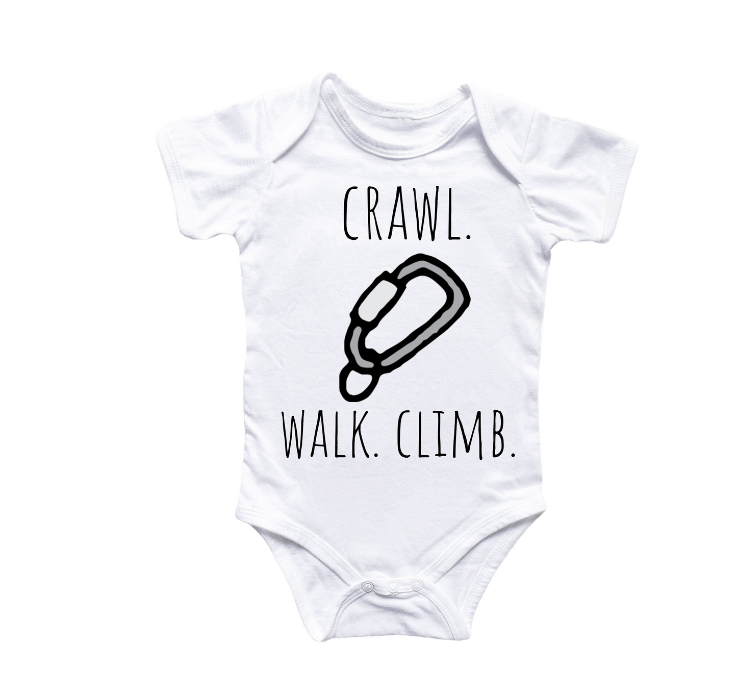 Rock Climbing Bouldering - Baby Boy Girl Clothes Infant Bodysuit Funny