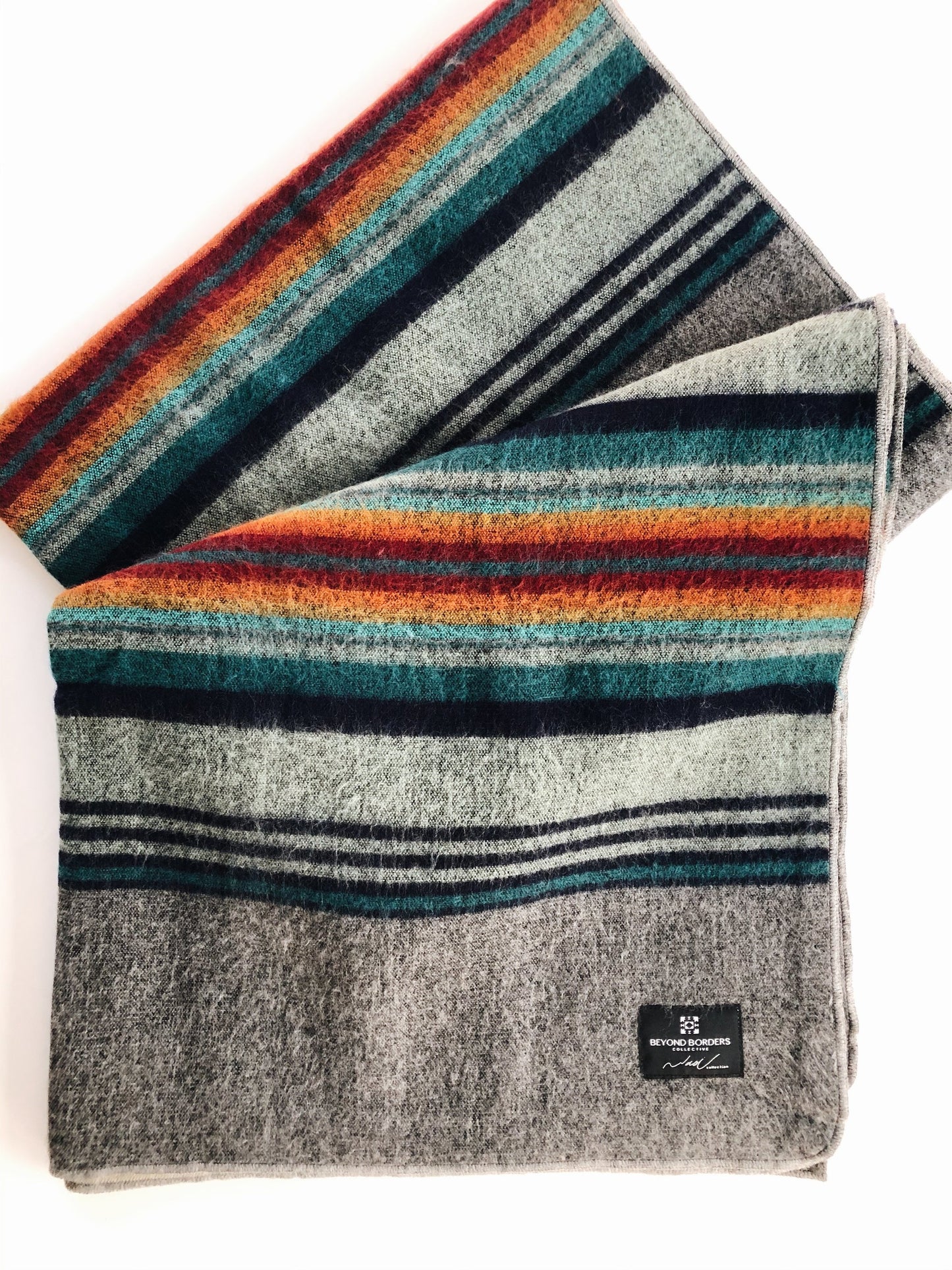 El Viajero Blanket - Grey Sunrise
