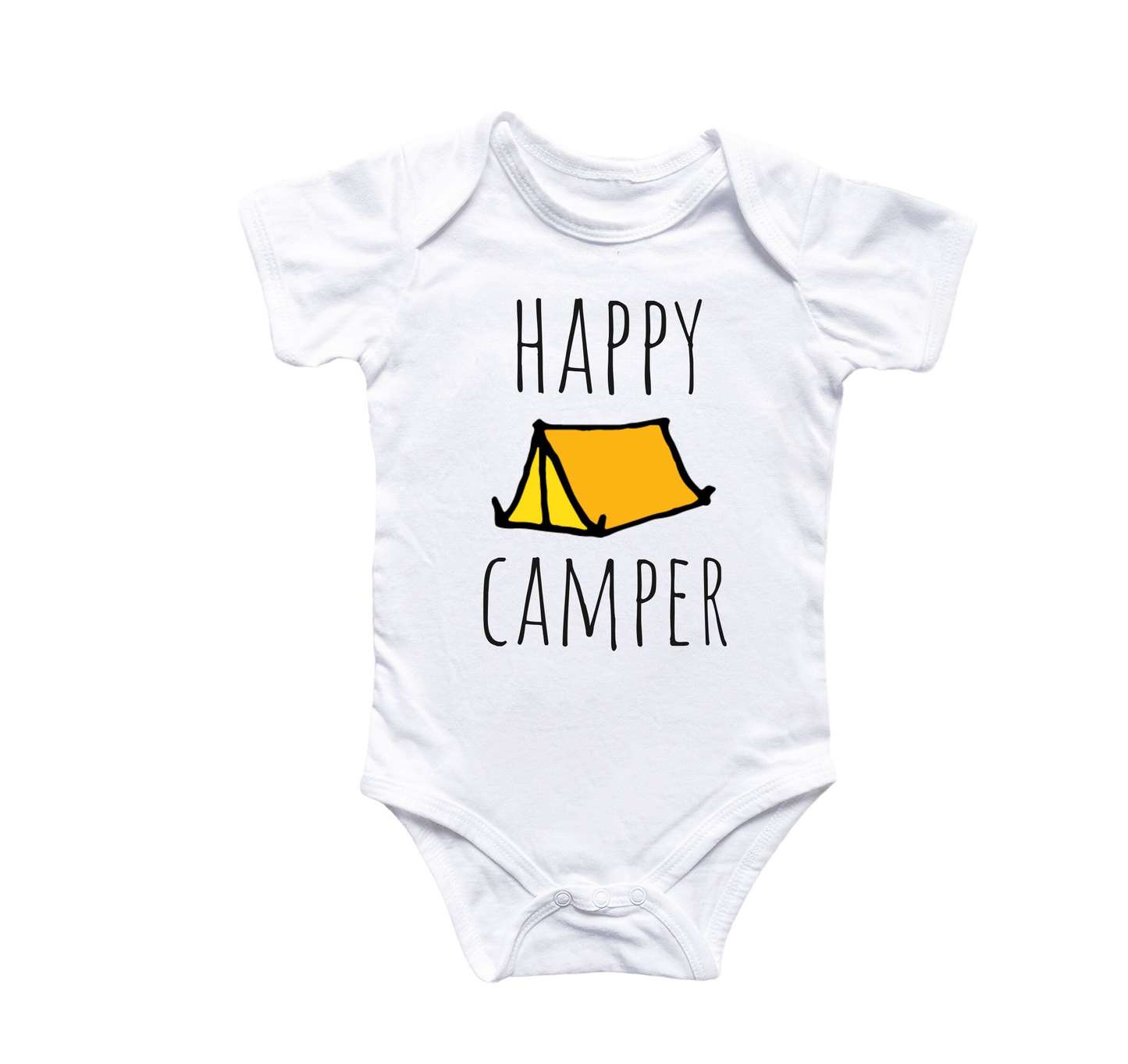 Camping Tent - Baby Boy Girl Clothes Infant Bodysuit Funny Cute Newbor