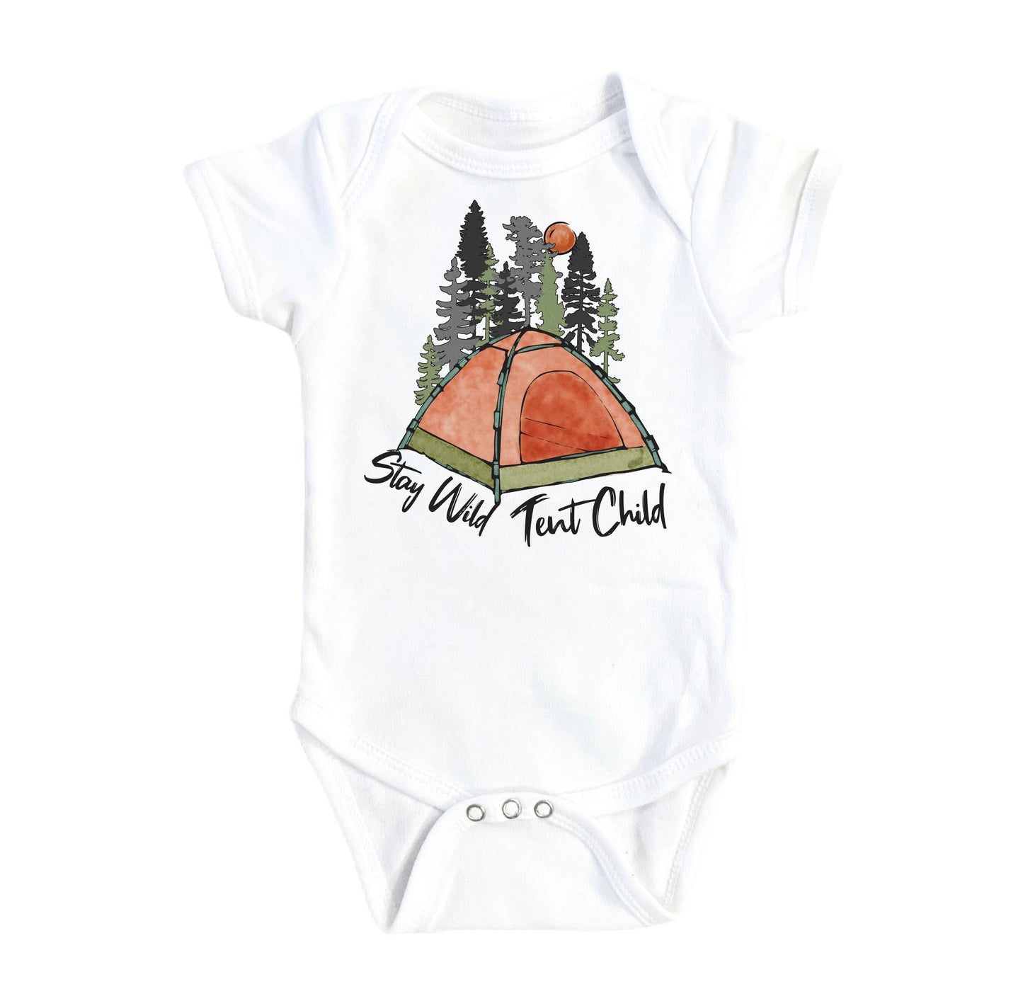 Wild Tent Child - Baby Boy Girl Clothes Infant Bodysuit Funny Cute New