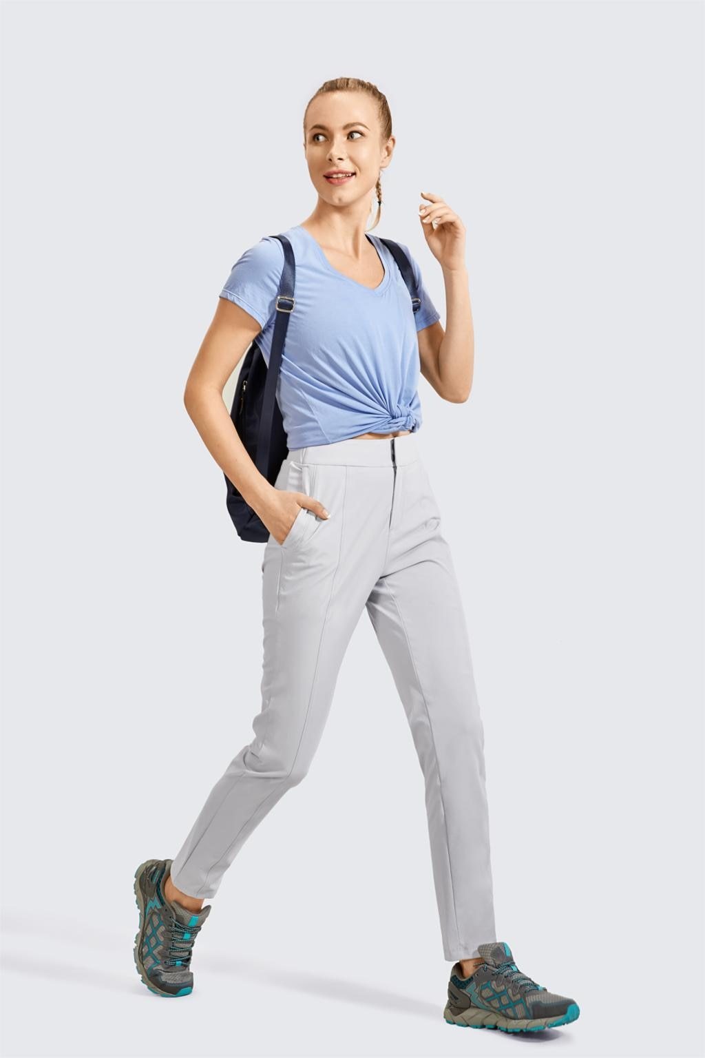Women's Zip-off Hiking Pants Lightweight Quick Dry Comfy Casual Pants