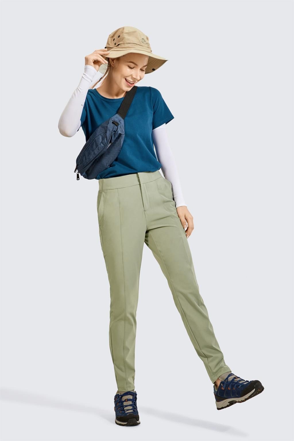 Women's Zip-off Hiking Pants Lightweight Quick Dry Comfy Casual Pants