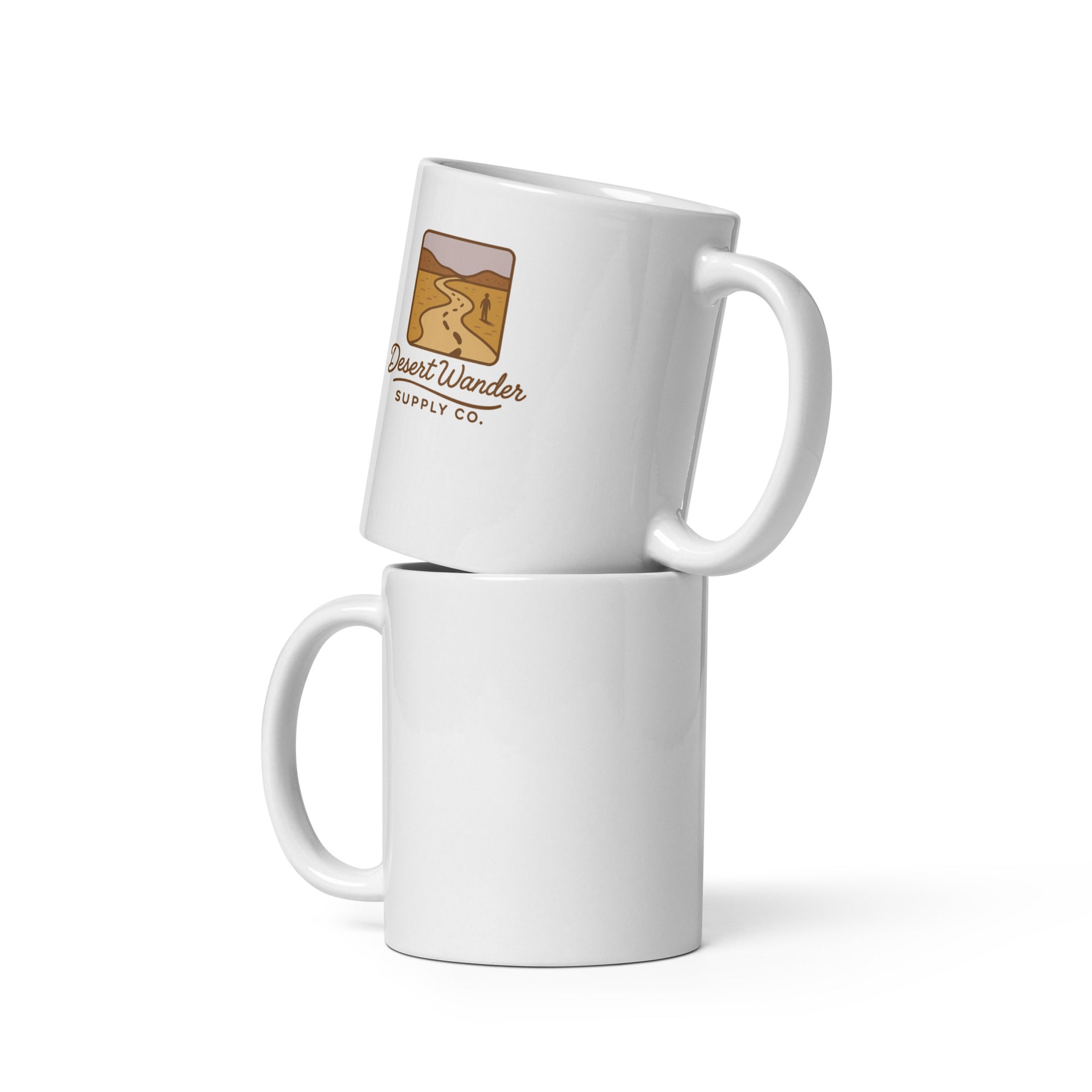 White glossy mug, Summer 2025 Logo Collection